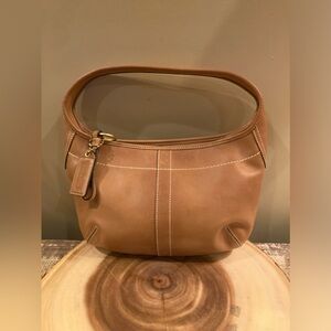 Coach‎ Vintage Leather Ergo 10739 Shoulder Bag In Camel ￼Y2K Hard 2 Find Rare